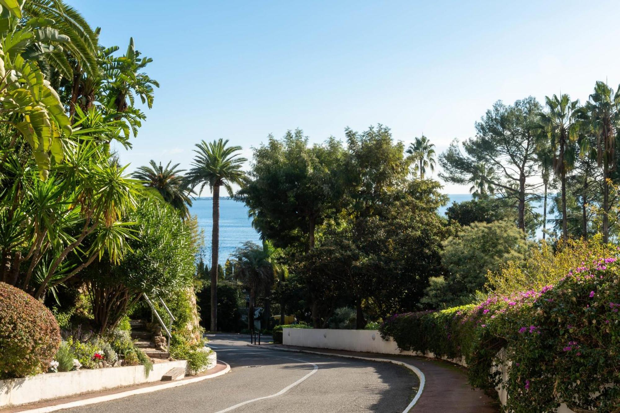Cote D'Azur Sea View Tennis Beach Access Vallauris Exteriör bild